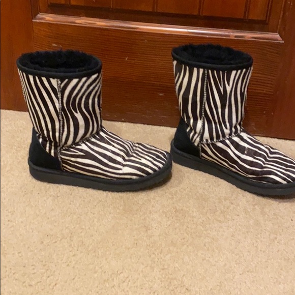 zebra print uggs